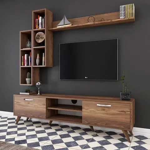Obývacie steny TV skrinka / Obývacia stena M16 - 262