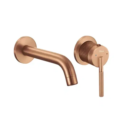 Kúpeľňové batérie REA - Podomietková batéria Argon Brush Copper + BOX REA-B2093