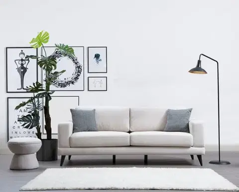 Pohovky a gauče Trojmiestna rozkladacia pohovka Nordic 3 Seater - Beige