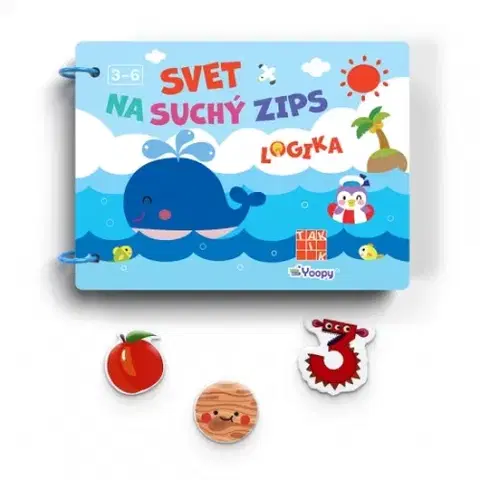 Leporelá, krabičky, puzzle knihy Svet na suchý zips – Logika - Taktik