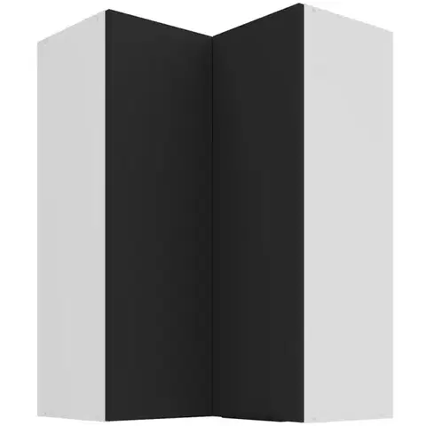 Kuchynské skrinky visiace Kuchynská skrinka Aria-BL/WH anti fingerprint 60X60 GN-90 2F (90°)