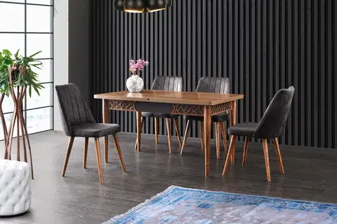 Jedálenské stoly Extendable Dining Table Mira - 1221