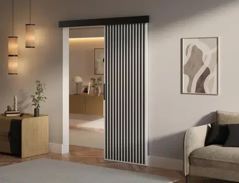 Posuvné dvere ArtAdrk Posuvné dvere PERION | 86 cm Farba: Biela