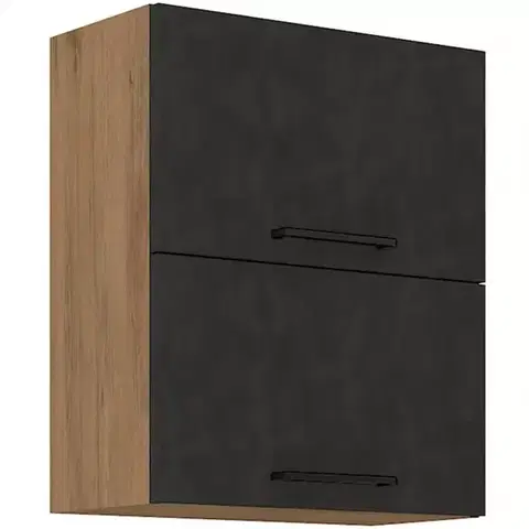 Kuchynské skrinky visiace Skrinka do kuchyne VIGO grafit mat 60GU-72 2F