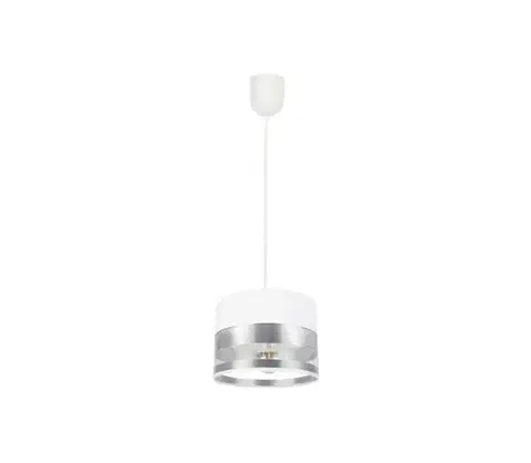 Svietidlá  Luster na lanku MILO 1xE27/60W/230V strieborná 0335