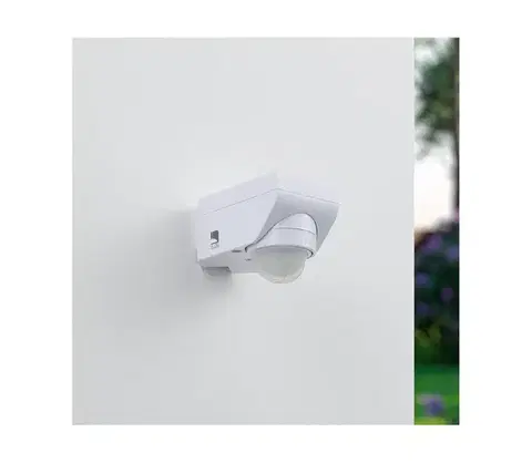 Svietidlá Eglo 97466 - Vonkajší senzor pohybu a súmraku DETECT ME 4 12 m biely IP44 97466