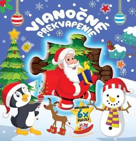 Leporelá, krabičky, puzzle knihy Vianočné prekvapenie