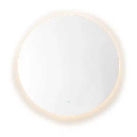 Kúpeľňové zrkadlá Zrkadlo s LED osvetlením, vyhrievanou fóliou a senzorom Naturel Project 60x60 cm ZPRKU60LED ZPRKU60LED