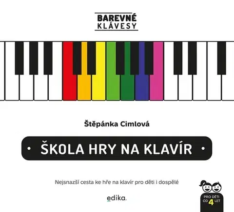 Hudba - noty, spevníky, príručky Škola hry na klavír - Štěpánka Cimlová
