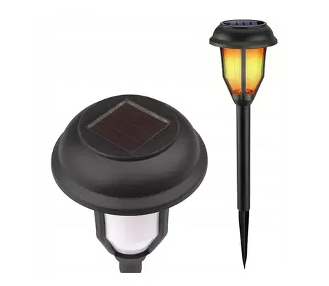 Záhradné lampy  LED solárna lampa so súmrakovým senzorom LED/2V IP44 600 mAh SOLAR TORCH