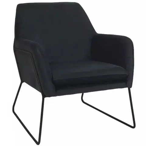 Moderné kreslá Kreslo Milan Bluvel 19/čierna
