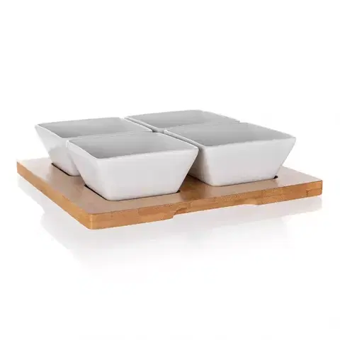 Dekorácie a bytové doplnky Súprava na servírovanie Brillante Bamboo 20x20 cm 60334601