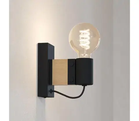 Svietidlá Eglo 43903 - Nástenné svietidlo BAILRIGG 1xE27/40W/230V 43903