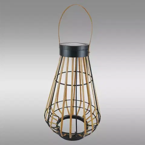 Solárne dekoračné lampy Solárna lampa Ratan Cono VO2835