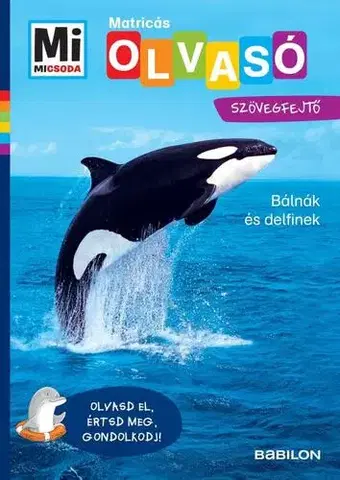 Pre deti a mládež - ostatné Bálnák és delfinek - Mi Micsoda Olvasó - Matricás szövegfejtő - Christina Braun