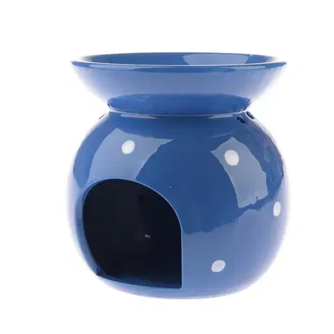 Svietniky Porcelánová arómalampa Abuela modrá, 9,8 x 12,5 cm