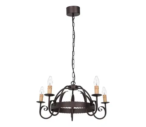 Svietidlá  Luster na reťazi REN 5xE14/15W/230V 9829