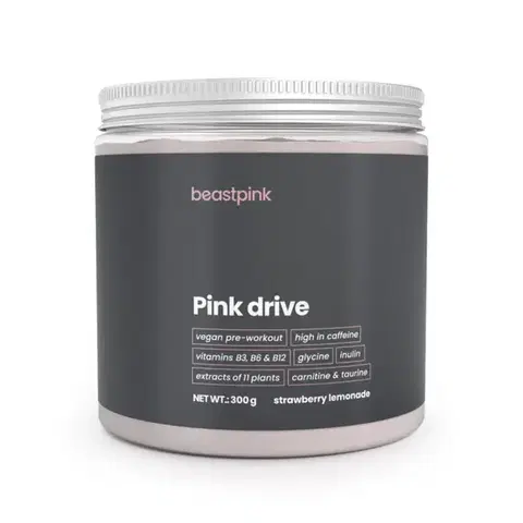 Pre-workouty BeastPink Pink Drive jahodová limonáda