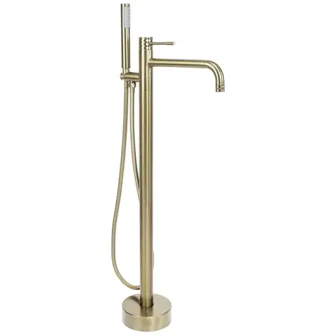 Kúpeľňové batérie REA - Voľne stojace batérie Lungo Diamond Brush Gold REA-B2246