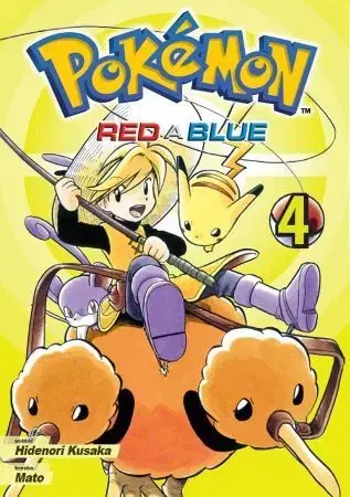 Manga Pokémon: Red a Blue 4 - Hidenori Kusaka