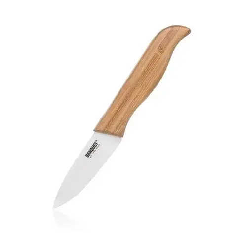 Kuchynské nože Banquet Keramický nôž praktický Acura Bamboo, 18 cm
