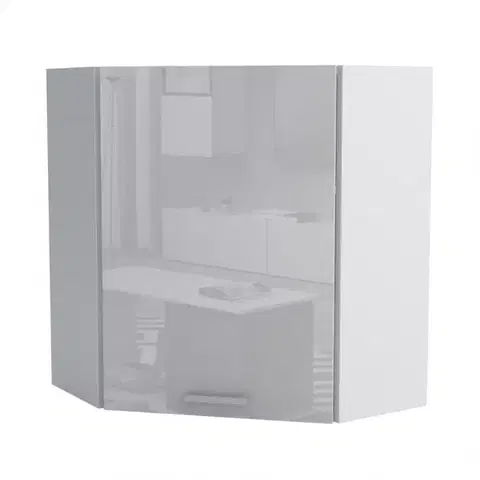 Kuchynské skrinky visiace Kuchynská skrinka 60/60 GN V-72 LUX šedá
