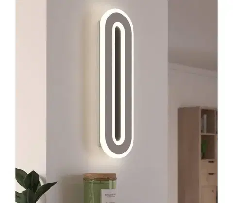 Svietidlá Eglo 901235 - LED Nástenné svietidlo MACCHIONI LED/12W/230V 4000K biela 901235