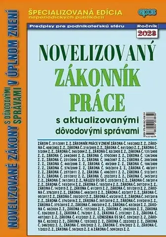 Zákony, zbierky zákonov Novelizovaný Zákoník Práce 14/2023