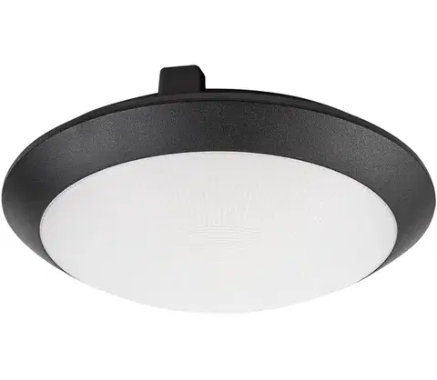 Svietidlá Rabalux 77234 - Vonkajšie stropné svietidlo WELRO 1xE27/9W/230V IP65 Ø 30 cm čierna 77234