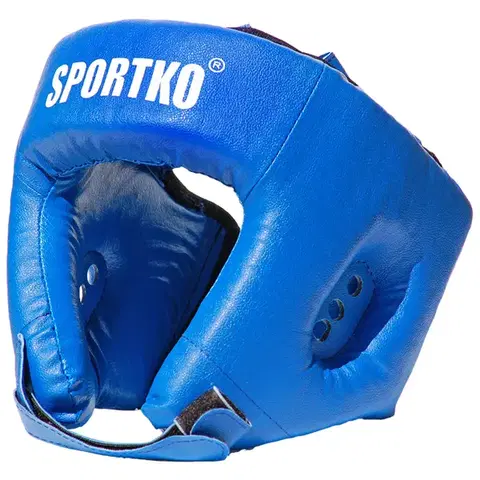 Boxerské prilby Boxerský chránič hlavy SportKO OD1 modrá - M