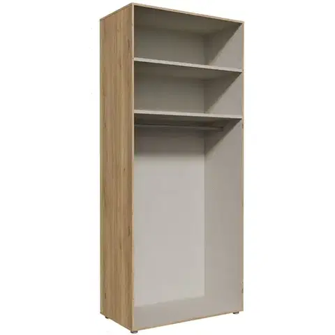 Vybavenie skríň Korpus Skrine Moduklix 99,4x230,1 Dub Mouvella