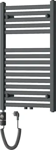 Radiátory do kúpeľne MEXEN/S - Hades radiátor + vykurovacia tyč 800 x 500 mm, 600 W, antracit W104-0800-500-2600-66