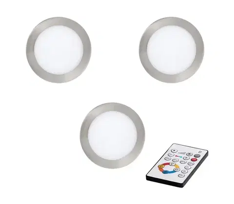 Svietidlá Eglo 78737 - SADA 3x LED Stmievateľné podhľadové svietidlo TINUS LED/17W/230V + DO 78737