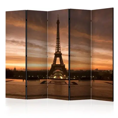 Paravány Paraván Evening Colours of Paris Dekorhome