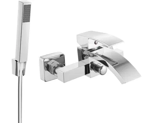 Kúpeľňové batérie MEXEN/S - Libra R77 vaňová batéria s príslušenstvom, chróm 74513R77-00