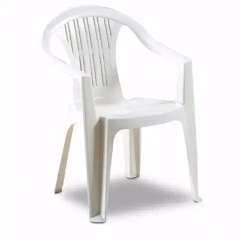 Záhradné stoly Biela Ratak záhradná stolička