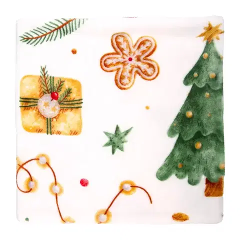 Dekoračné obliečky Obliečka na vankúš Christmas 40x40 cm biela
