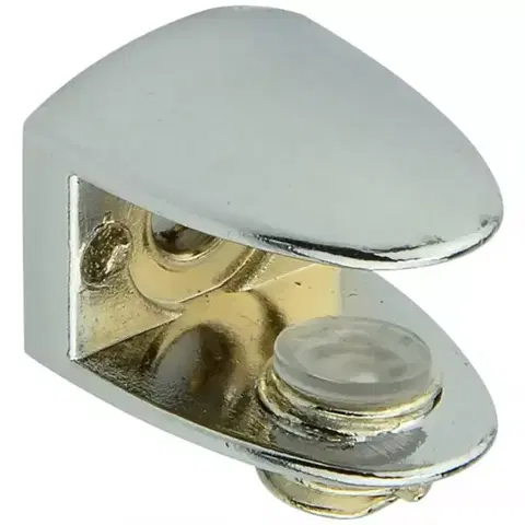 Konzola pod policu Podpera na sklo 6-10 mm chróm