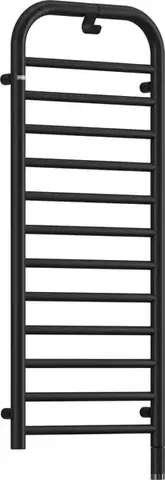 Radiátory do kúpeľne DEANTE - Silia nero kúpeľňový radiátor, elektrický - výška 121 cm AGI_NG41E