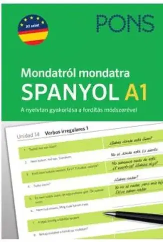 Učebnice a príručky PONS Mondatról mondatra Spanyol A1 - Magdalena Filak,Filip Radej