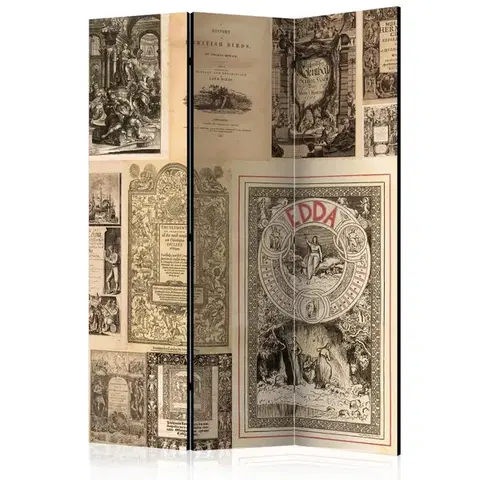 Paravány Paraván Vintage Books Dekorhome