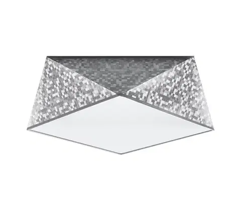 Svietidlá  Stropné svietidlo HEXA 2xE27/60W/230V strieborná SL.0691