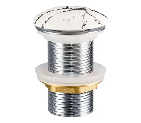 Svietidlá COMAD CLICK-CLACK T201M-W17-3 -Umývadlový výpust CLICK-CLACK pr. 7 cm matná biela CLICK-CLACK T201M-W17-3
