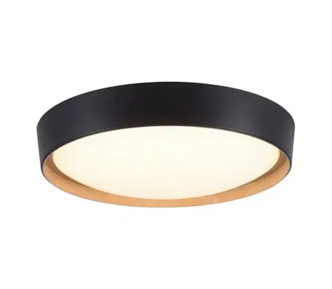 Svietidlá Leuchten Direkt 1434718-LED Stmievateľné stropné svietidlo EMILIA 28,8W/230V čierna 14347-18