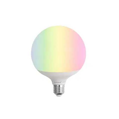 LED osvetlenie Inteligentná LED žiarovka E27 G120 matná RGBW 9W 806 lm 2700-6500K