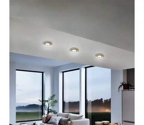 Svietidlá Eglo 75765 - SADA 3x LED Podhľadové svietidlo ZUJAR LED/3,4W/230V chróm 75765