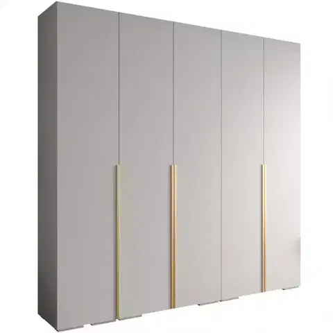 Šatníkové skrine Skriňa Ivo 1 250 biely