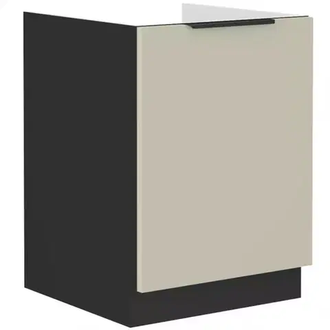 Kuchynské skrinky stojace Kuchynská skrinka Arona cashmere 50zl 1f bb