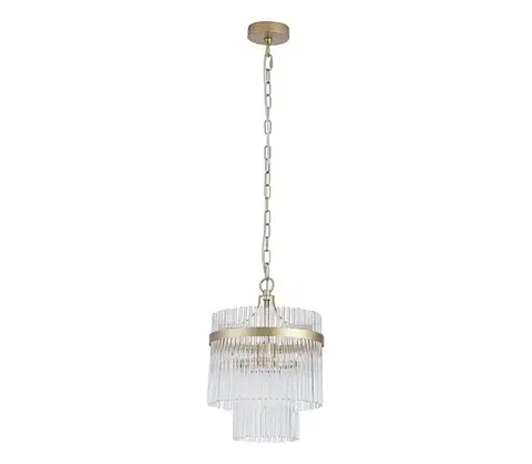 Svietidlá Searchlight 11200-1GO - Závesný luster na reťazi LARA 1xE27/60W/230V 11200-1GO