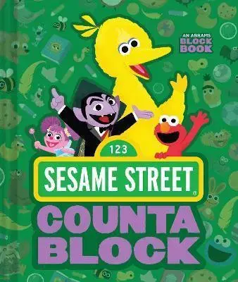 Leporelá, krabičky, puzzle knihy Sesame Street Countablock - Peski Studio